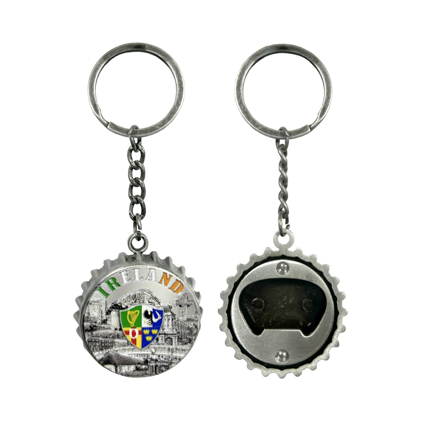 Ireland Bottle Top Bottle Opener Keyring