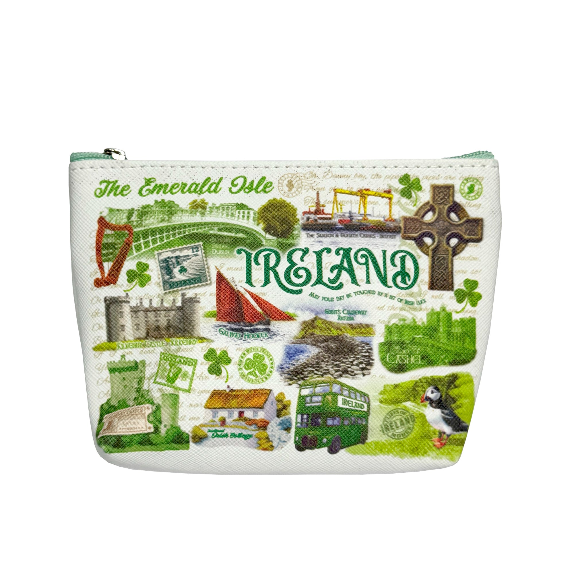 Ireland Montage Zip Purse