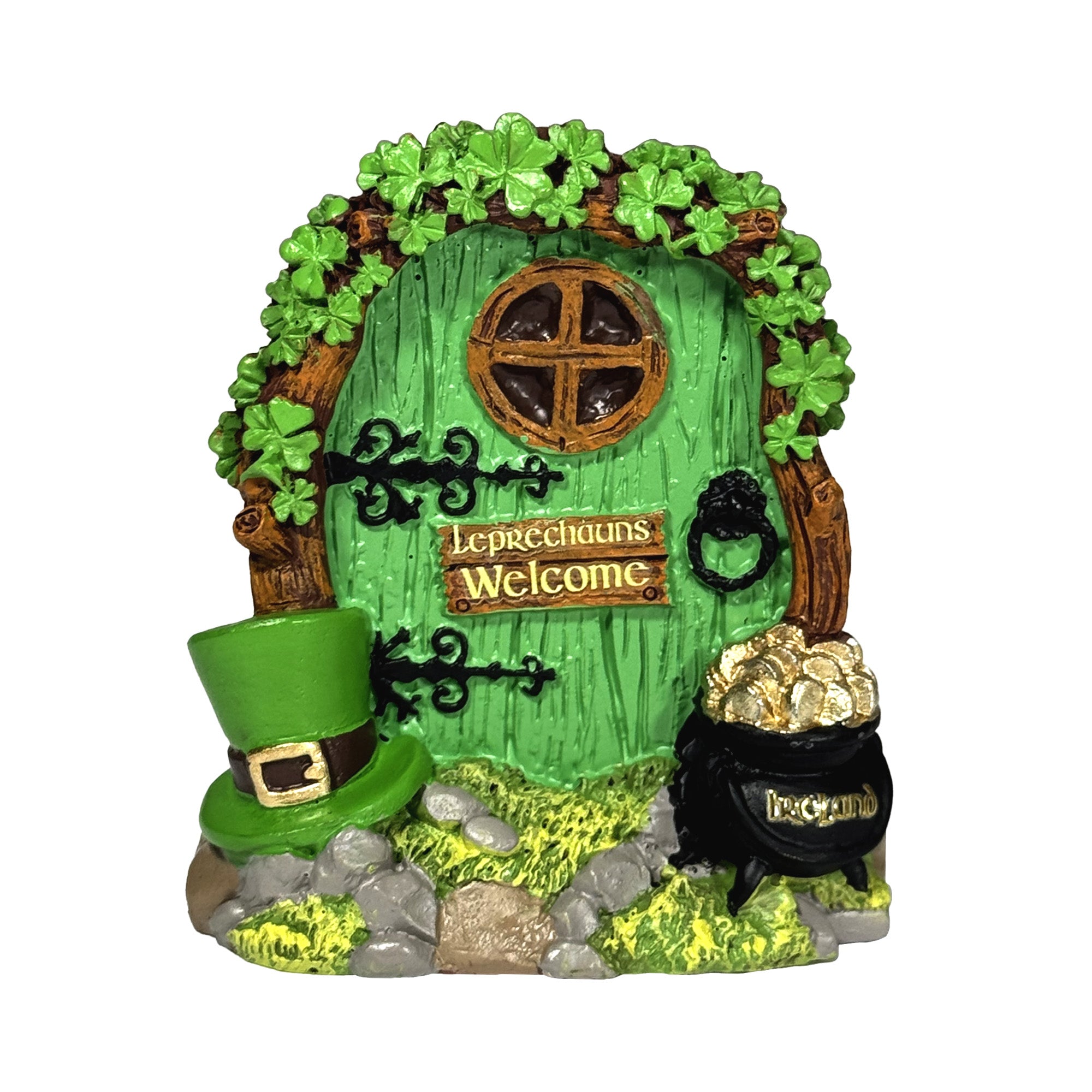 Resin Leprechaun Door Ornament