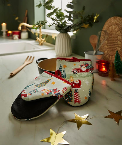 Tis the Season Christmas Mini Oven Gloves