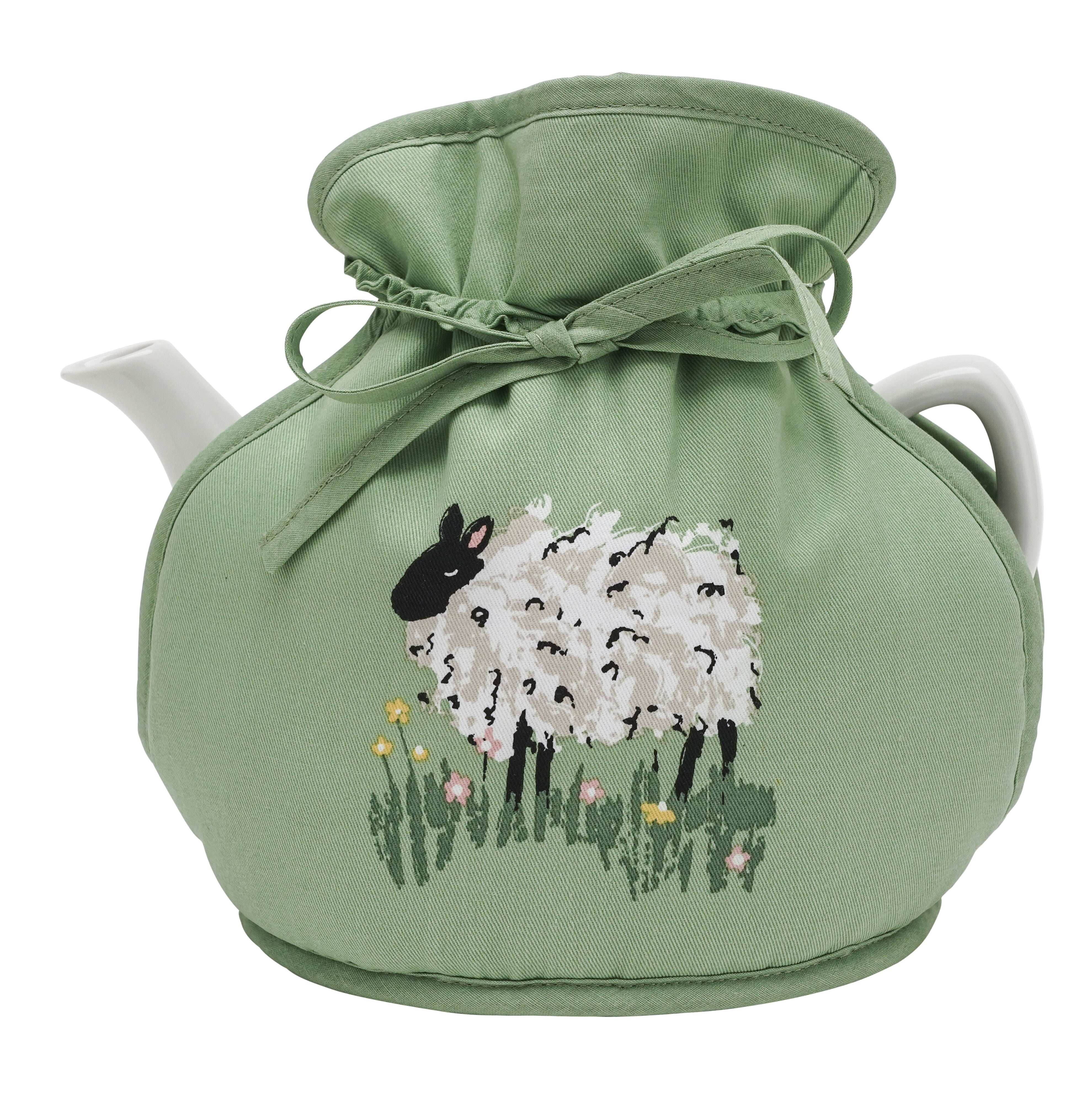 Woolly Sheep Tea Cosy Muff 