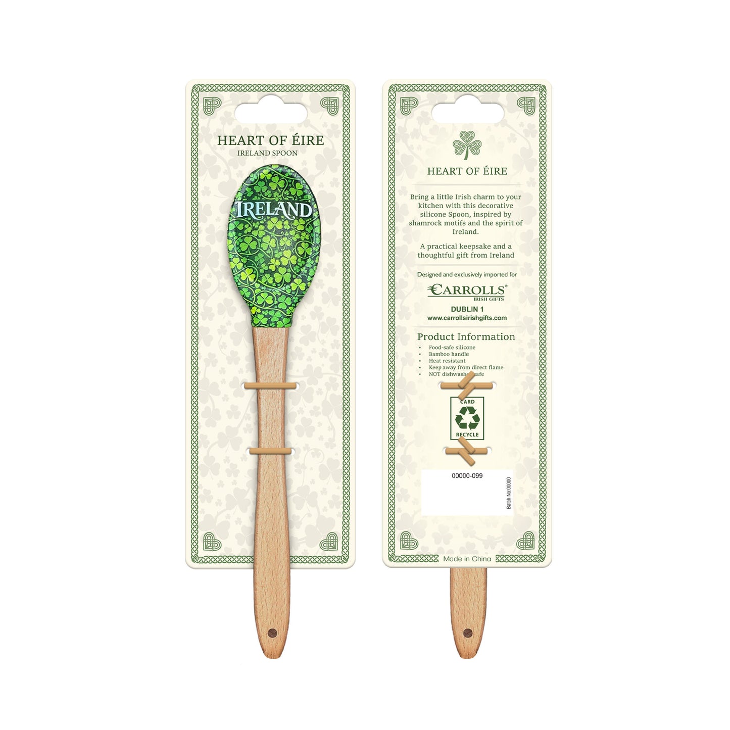 Ireland Shamrock Silicone Spoon