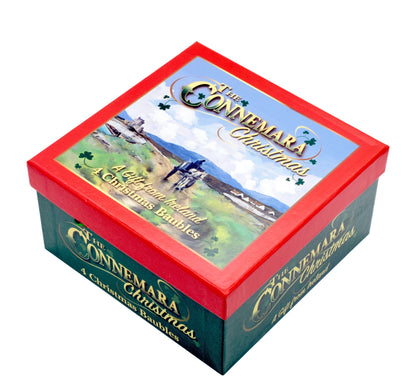 Christmas Landscape Scene Set Of 4 Decorations