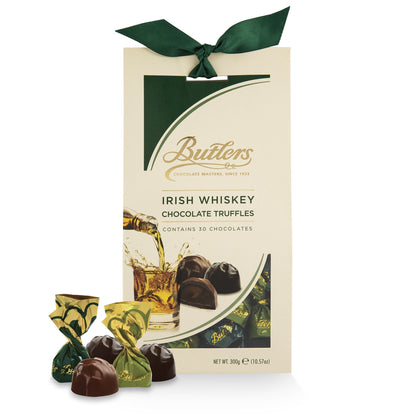 Butlers Truffles With Irish Whiskey In Tapered Box 300g