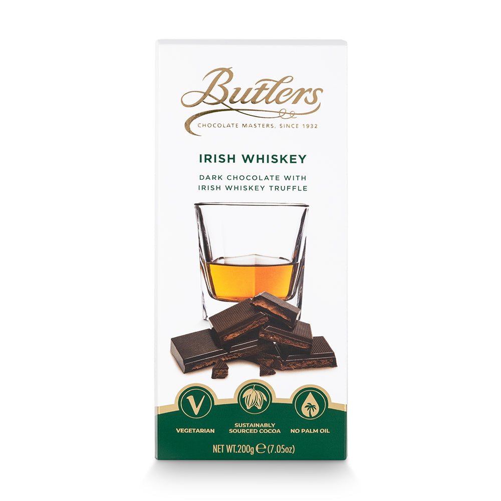 Irish Whiskey Chocolate Bar 200g