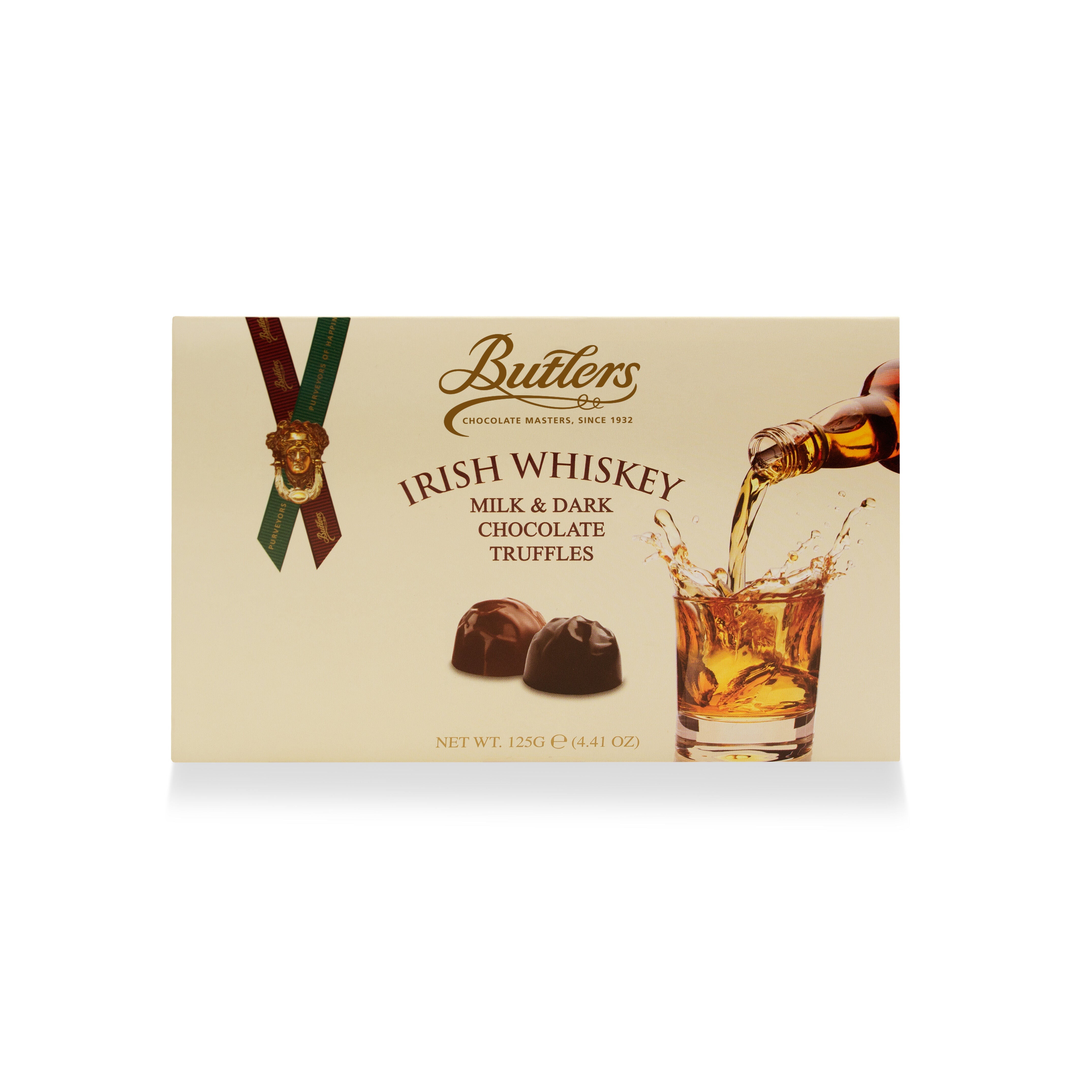 Butlers Irish Whiskey Milk & Dark Chocolate Truffles Selection 125g
