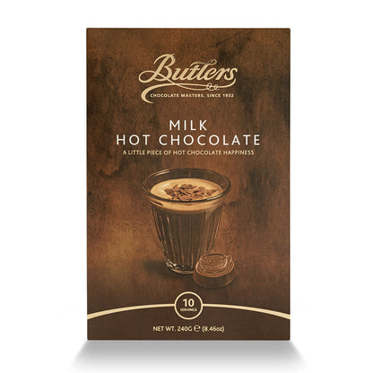 Butlers Milk Hot Chocolate Drink Cups
