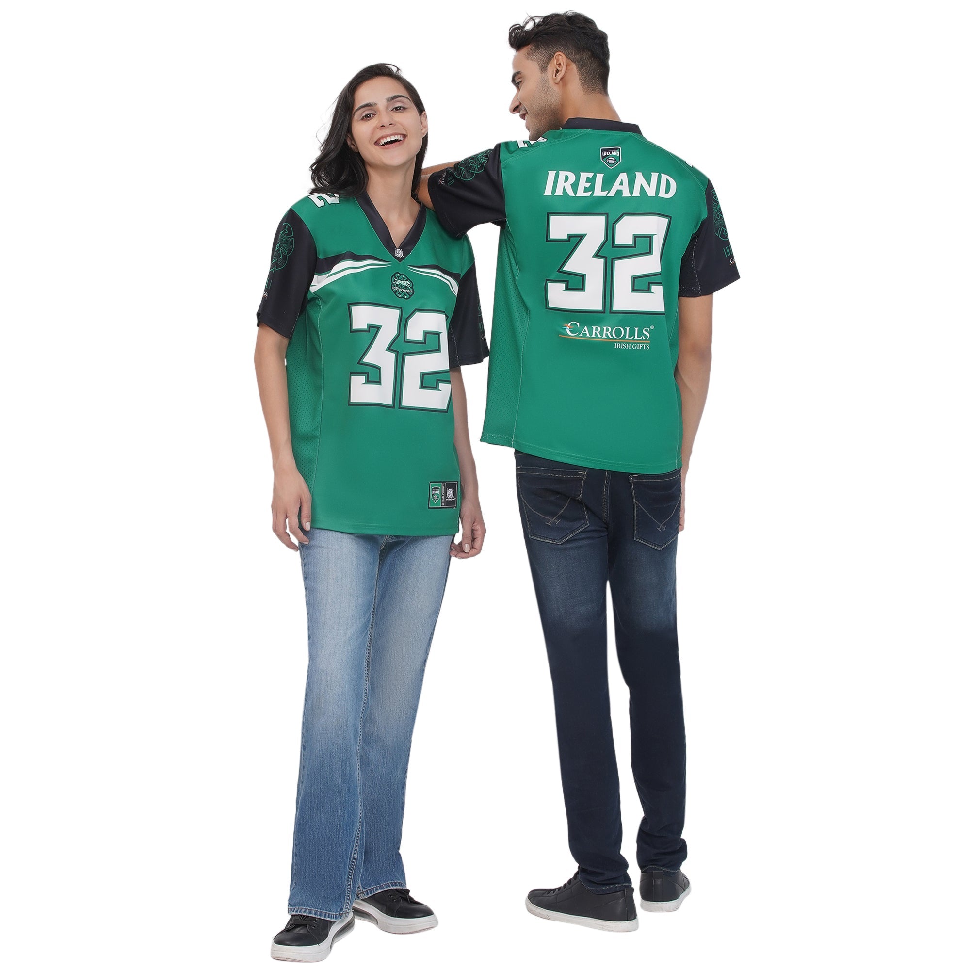 Ireland Official American Football Green Jersey