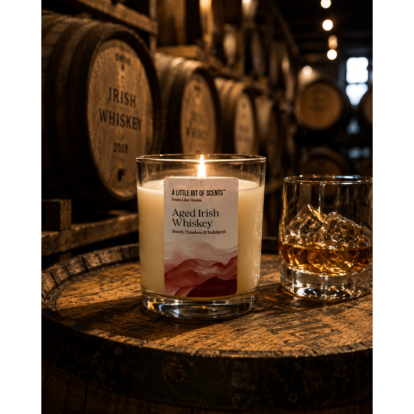 Aged Irish Whiskey Candle 