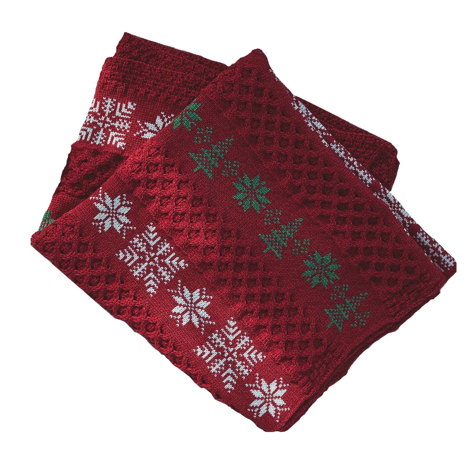 Christmas Aran Throw