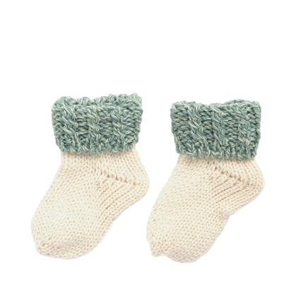 Kids Super Soft Two Tone Merino Wool Socks