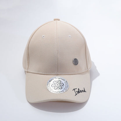 Unisex Beige Baseball Cap