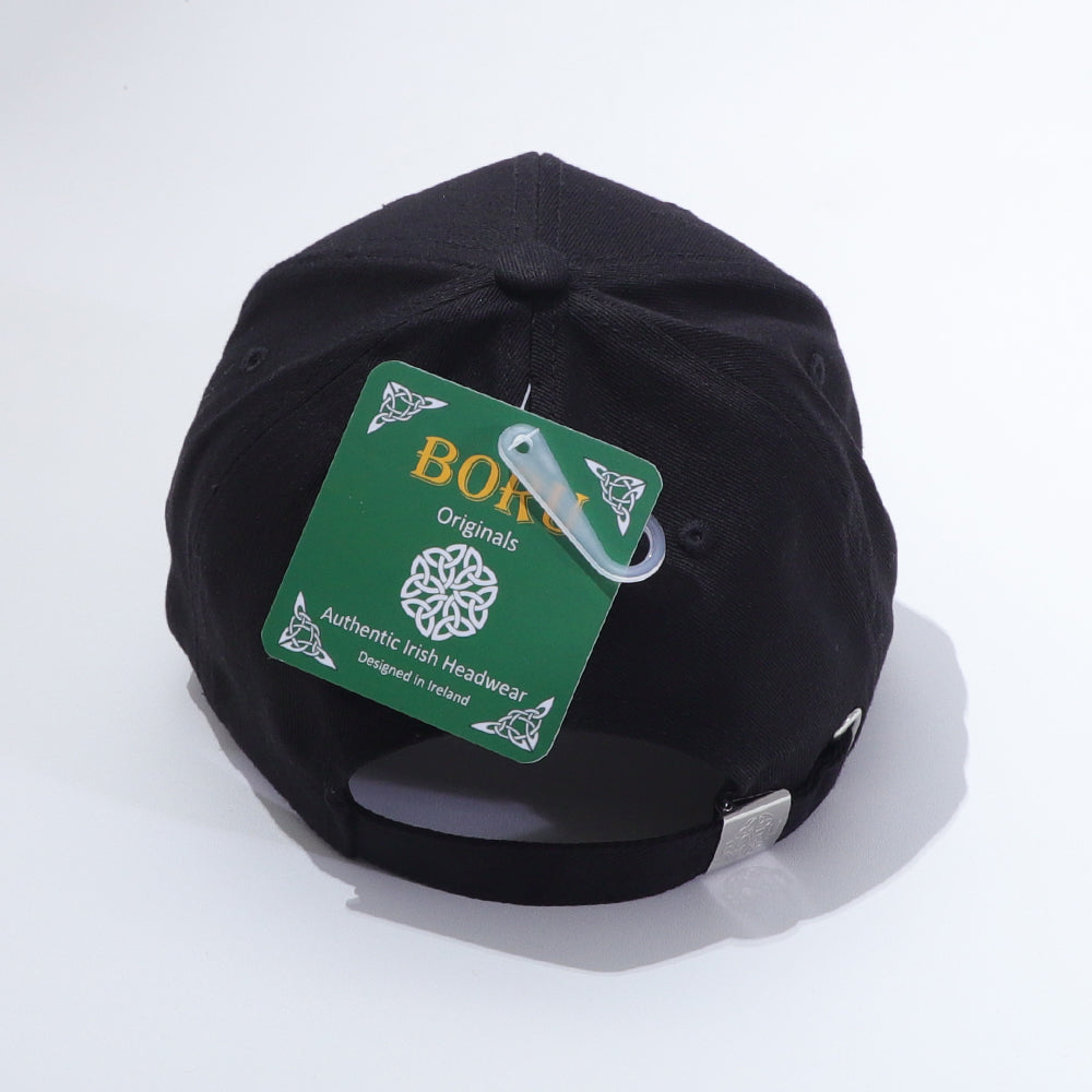 Mens Celtic Ireland Black Baseball Cap