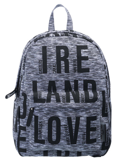 Ireland Love Print Grey Backpack
