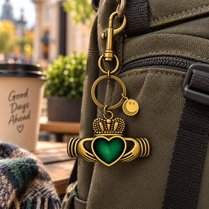 Claddagh Gold Bag Charm