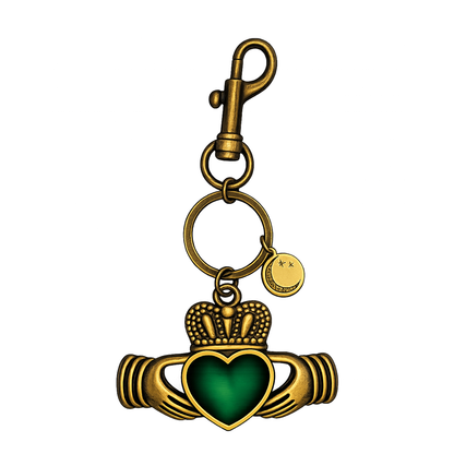 Claddagh Gold Bag Charm