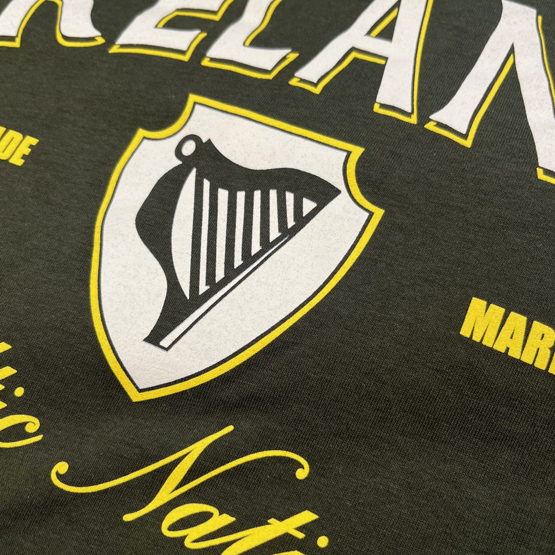 Mens Ireland Harp Green T-Shirt