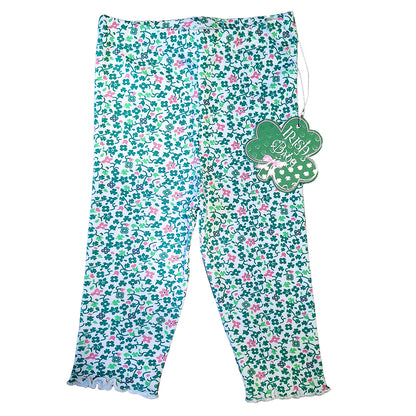 Shamrock Green All Over Print Baby Leggings