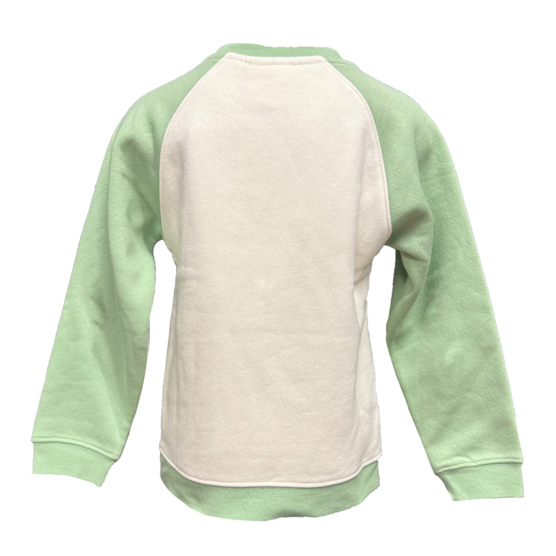 Shamrock Cream and Green Plush Kids Sweatshirt 