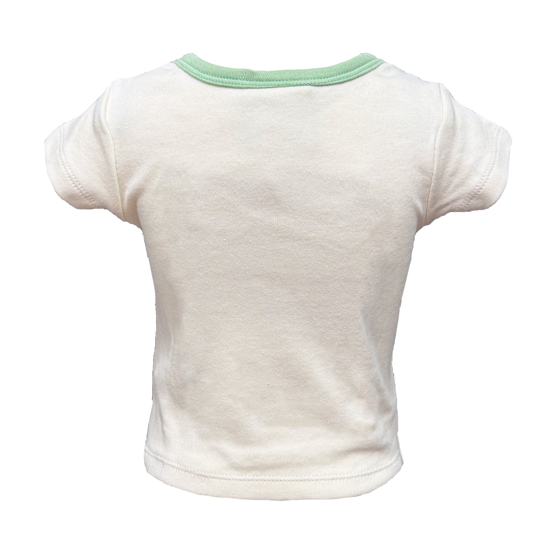 Shamrock Cream and Green Plush Baby T-Shirt 