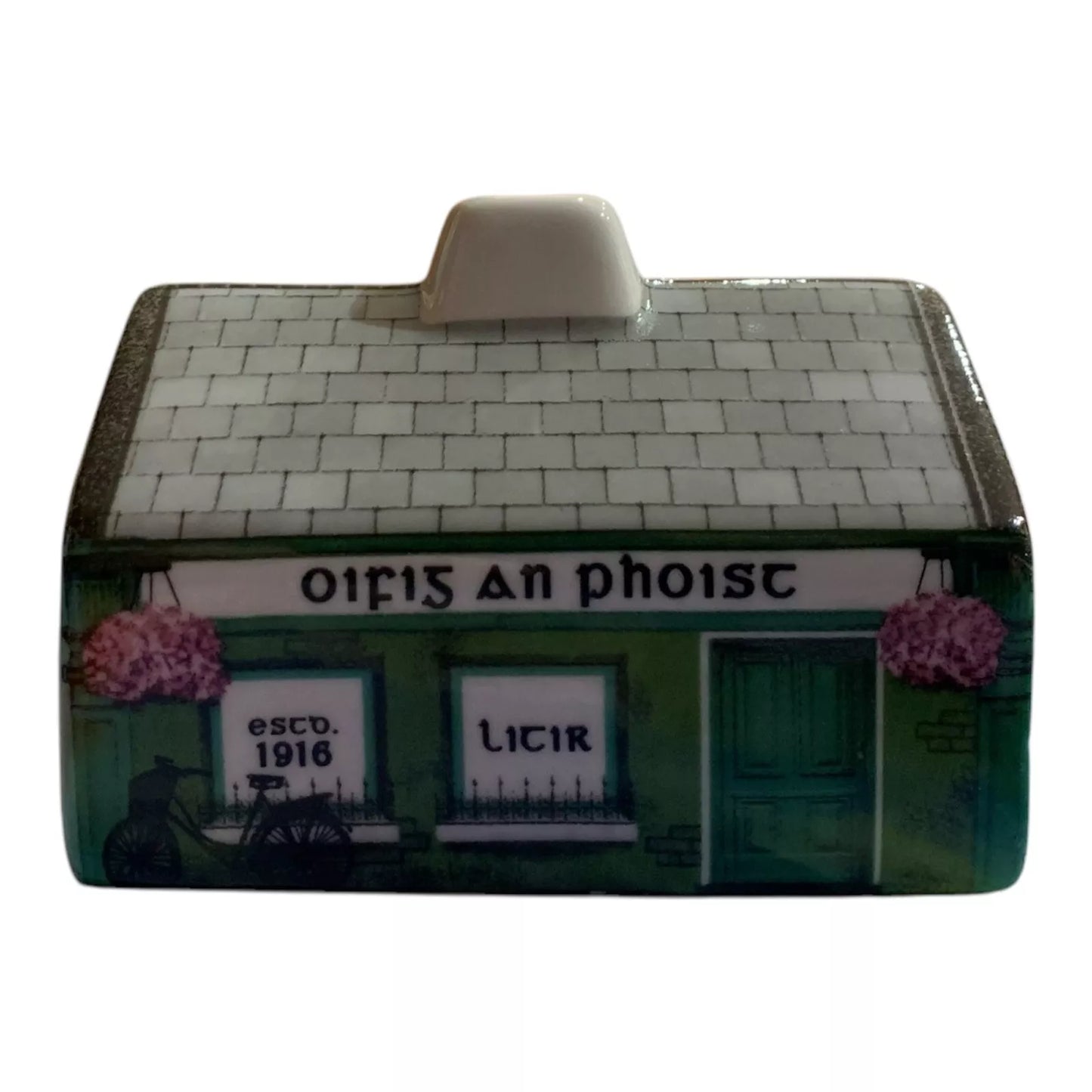 Irish Post Office Peat Incense Burner Set