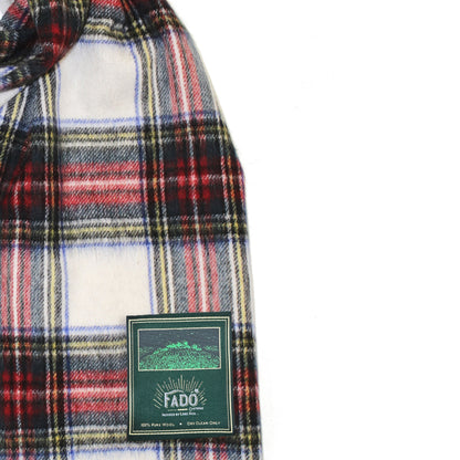 Carrolls Irish Designs Wool Scarf White