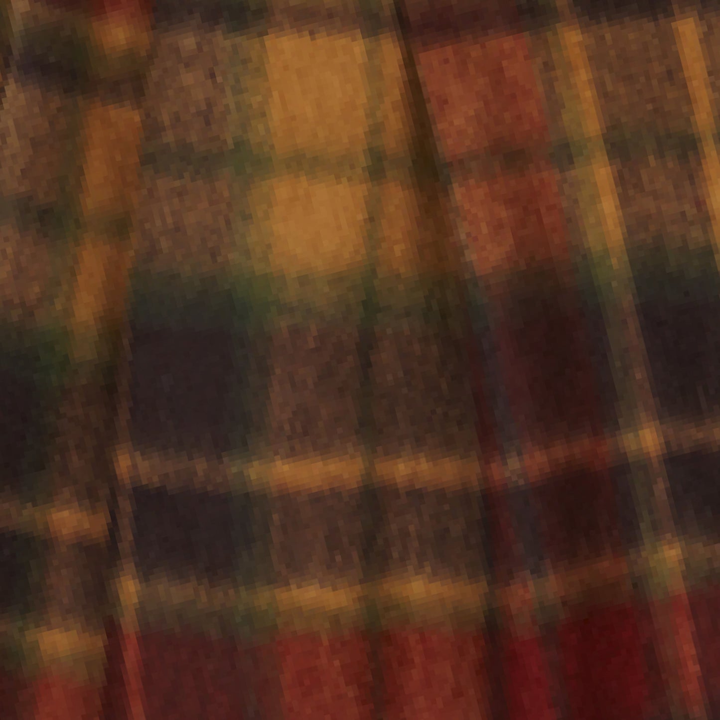 Antique Buchanan Wool Scarf Red & Beige Tartan