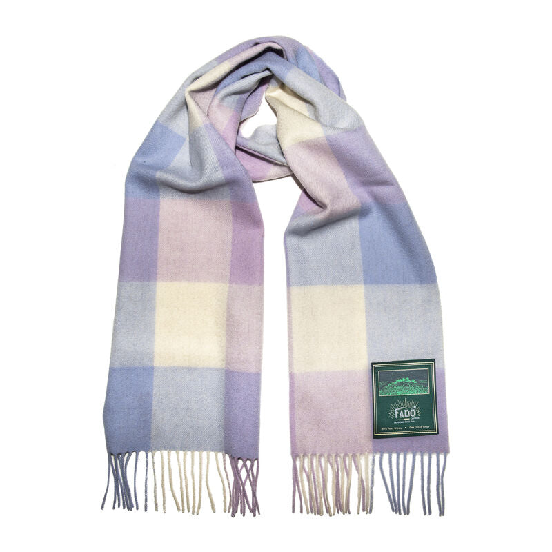 Box Brushed Woollen Scarf Lilac