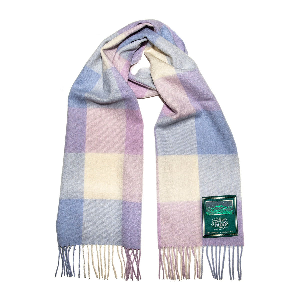 Box Brushed Woollen Scarf Lilac