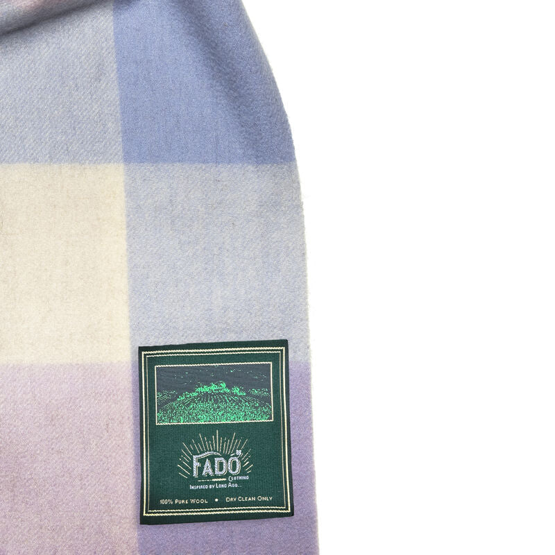 Box Brushed Woollen Scarf Lilac 