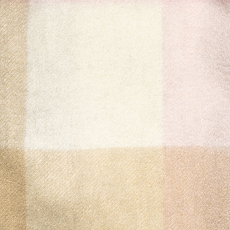Brushed Woollen Scarf Camel Rose