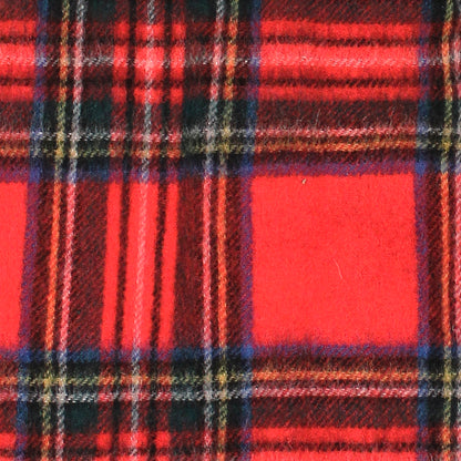 Heritage Traditions Wool Scarf With Red Green And Blue Design 12 X 66