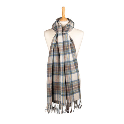 Muted Dress Stewart Tartan Wool Stole
