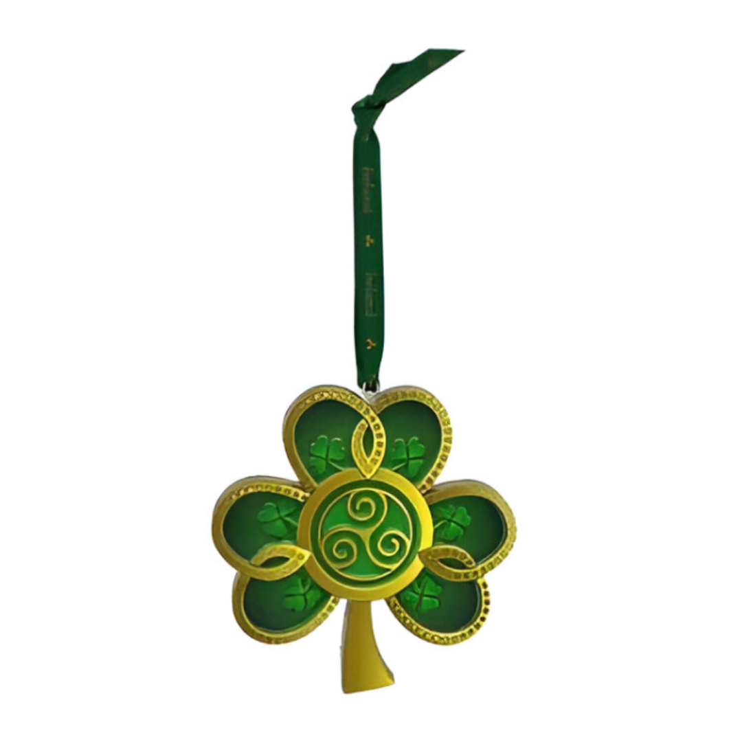 Celtic Shamrock Hanging Ornament