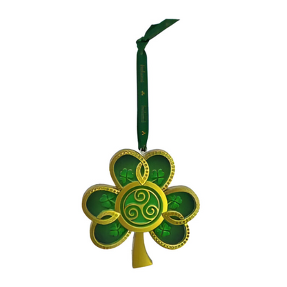 Celtic Shamrock Hanging Ornament