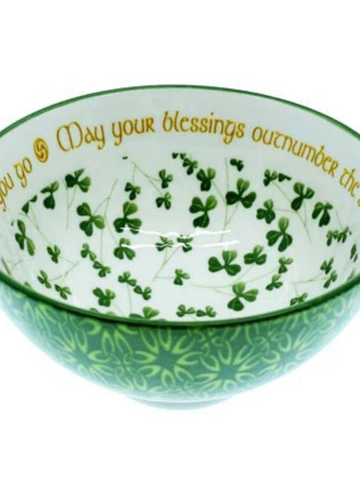 Shamrock Blessing Bowl