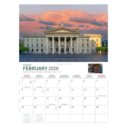 Scenes Of Dublin A4 Calendar 2026