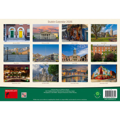 Scenes Of Dublin A4 Calendar 2026