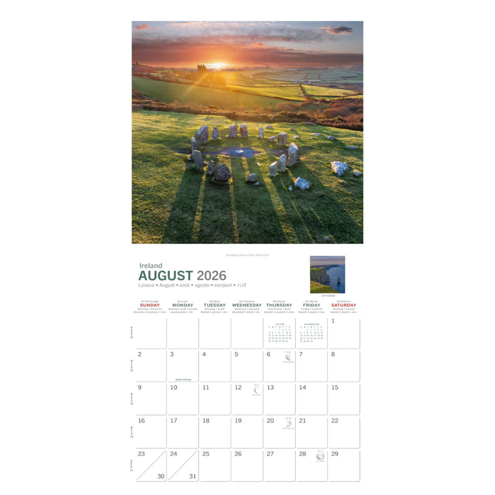 Mystical Ireland A5 Calendar 2026 