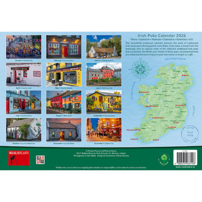 Irish Pubs A4 Calendar 2026