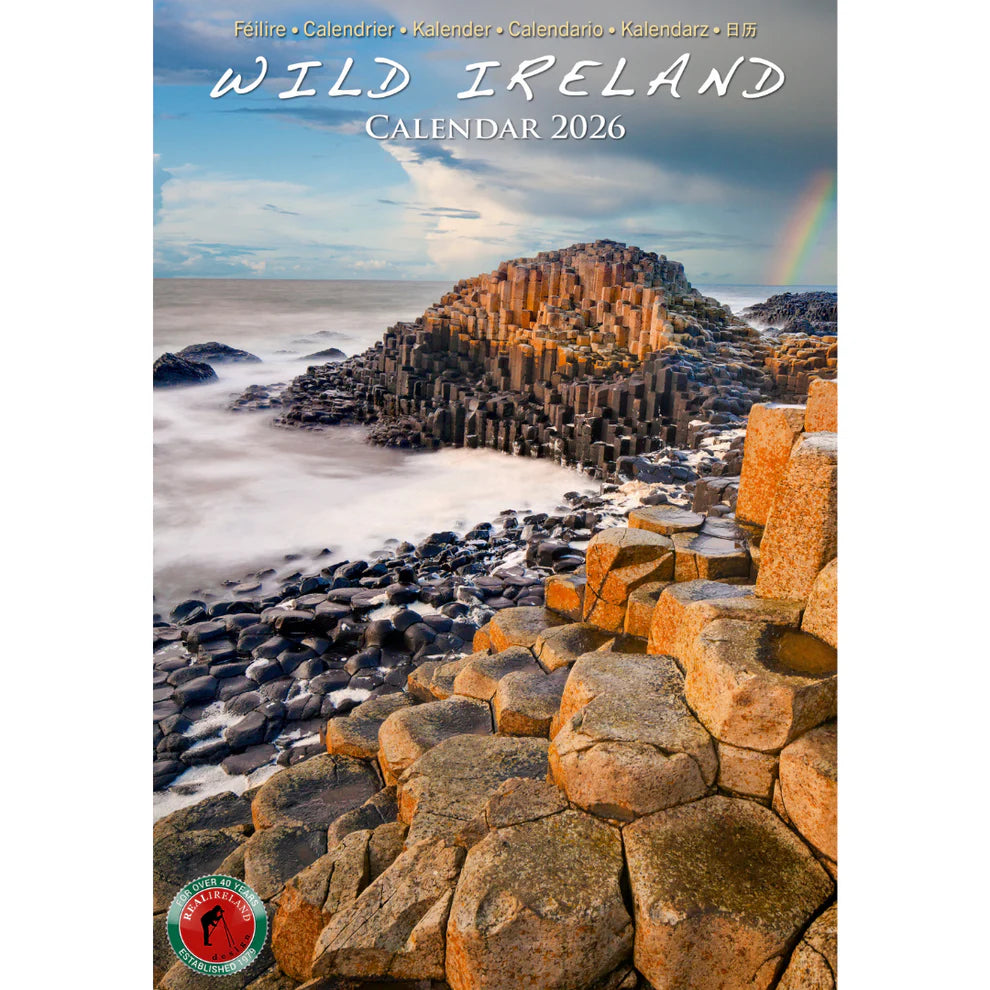 Wild Ireland Scenic Views Slim Calendar 2026