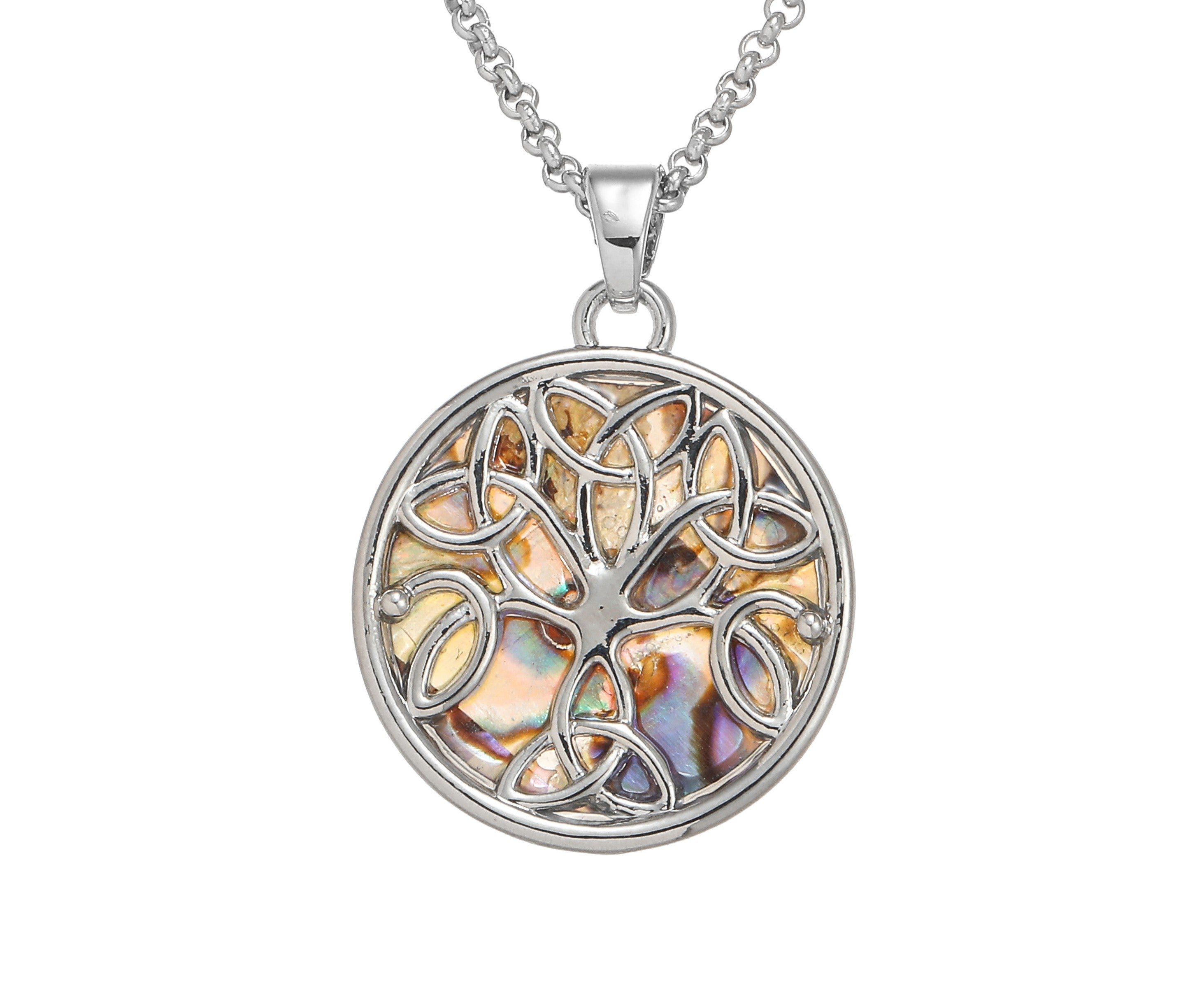 Tree of Life Stone Back Design Pendant