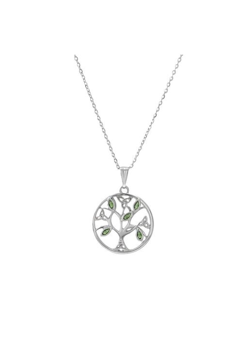 Platinum Tree of Life Pendant