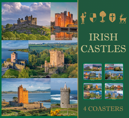 Irish Castles Image Table Coasters
