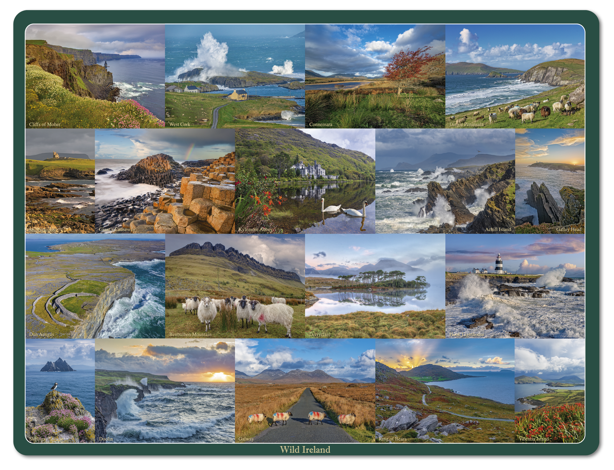 Wild Ireland Image Table Placemats 