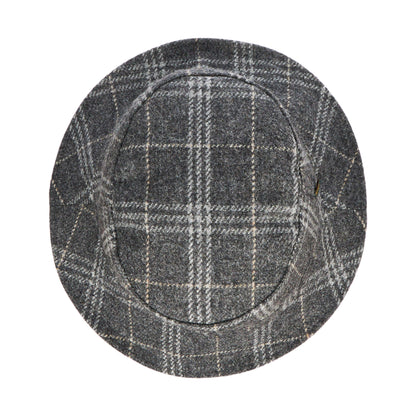 Ladies Tweed Grey Bucket Hat