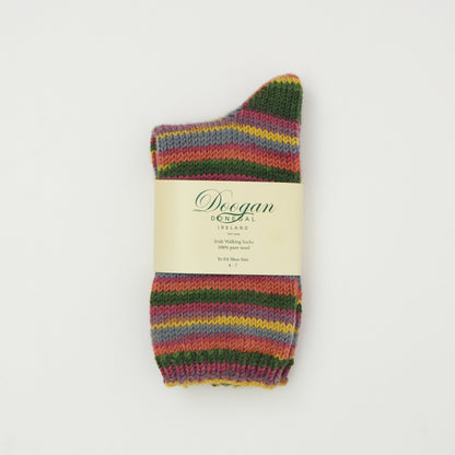 Fair Isle Ladies Socks Rainbow