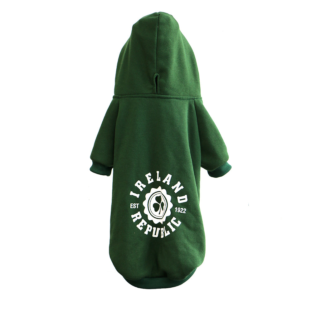 Republic of Ireland Est 1922 Irish Dog Hoodie 