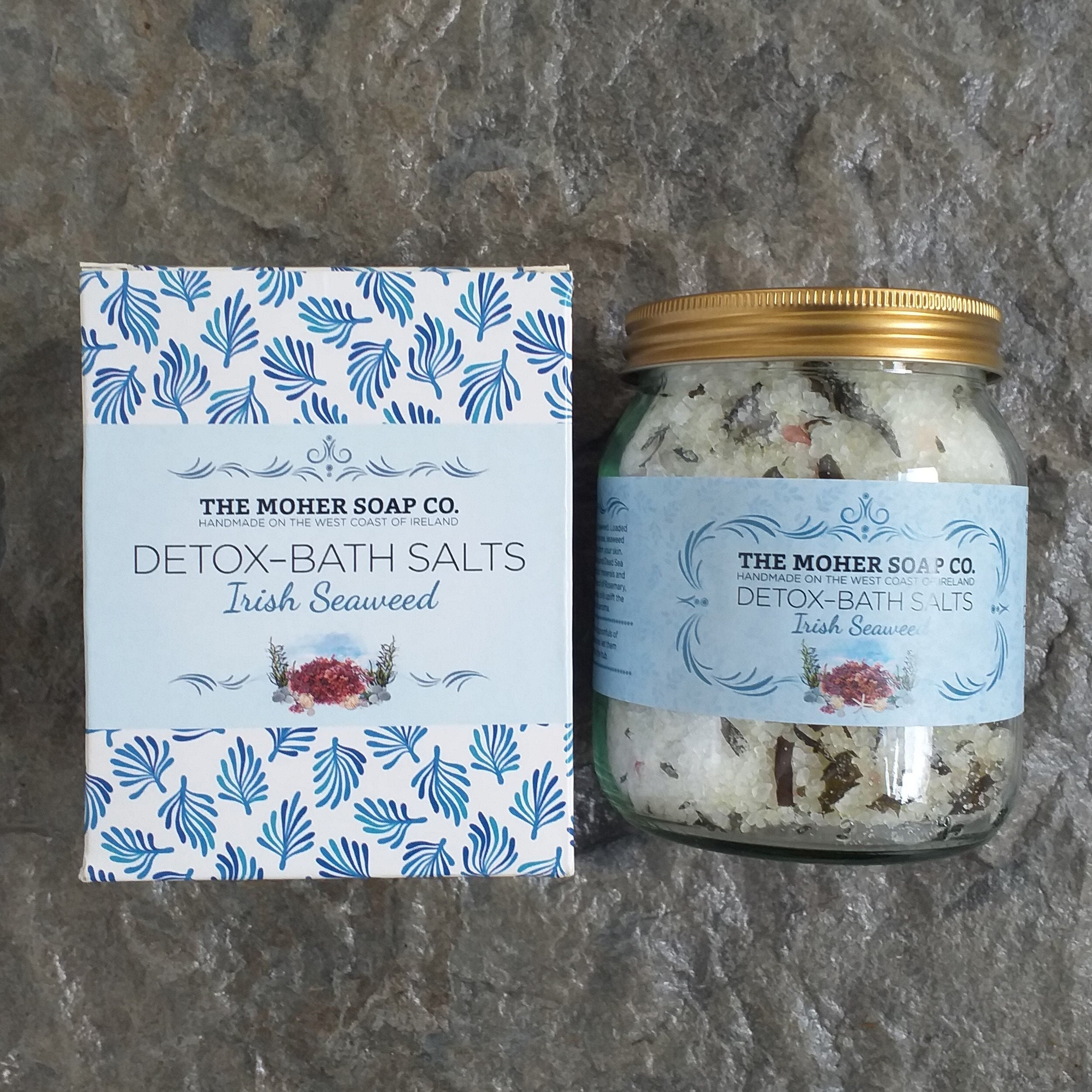 The Moher Soap Co. Irish Seaweed Detox Bath Salts 320g Jar