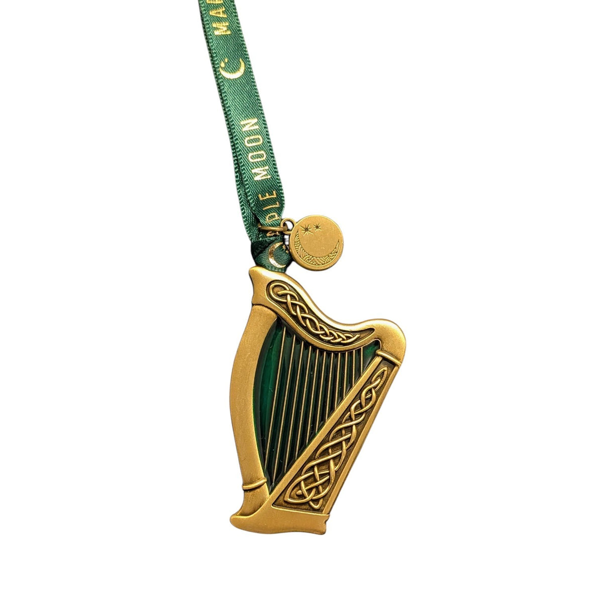 Harp Gold Hanging Christmas Decoration 